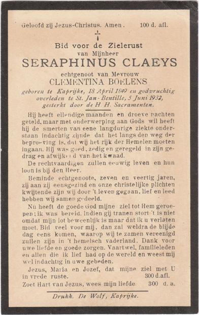 Seraphinus Claeys