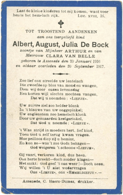 Albert August Julia De Bock