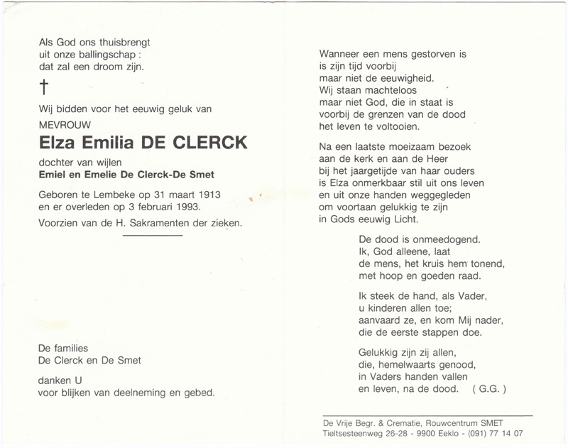 Elza Emilia De Clerck