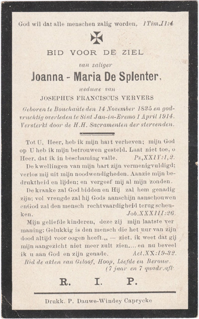Joanna - Maria De Splenter