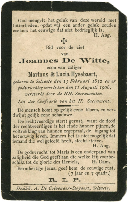 Joannes De Witte