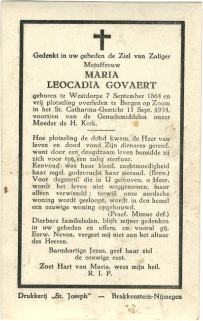 Maria Leocadia Govaert