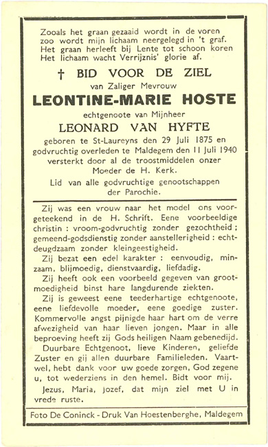 Leontine-Marie Hoste