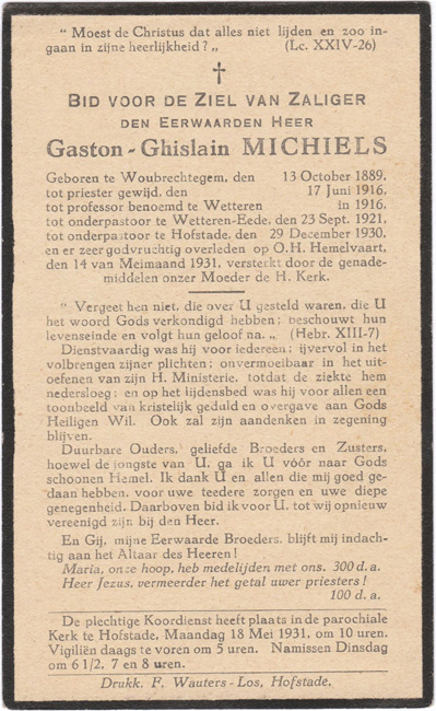 Gaston Ghislain Michiels