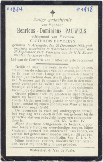 Henricus Dominicus Pauwels