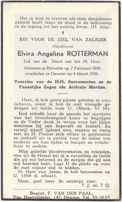 Elvira Angelina Rotterman