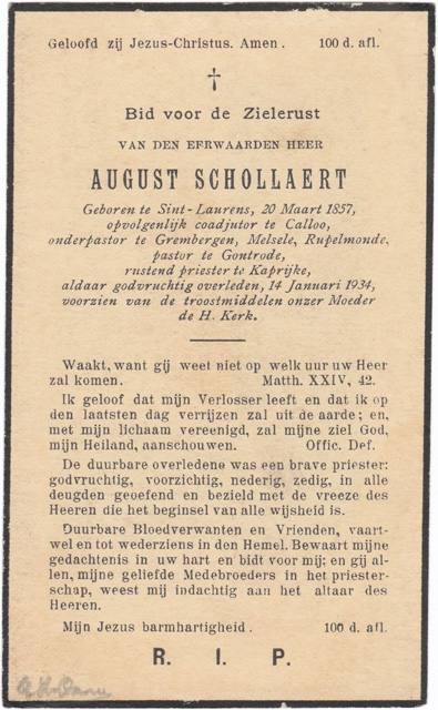 August Schollaert