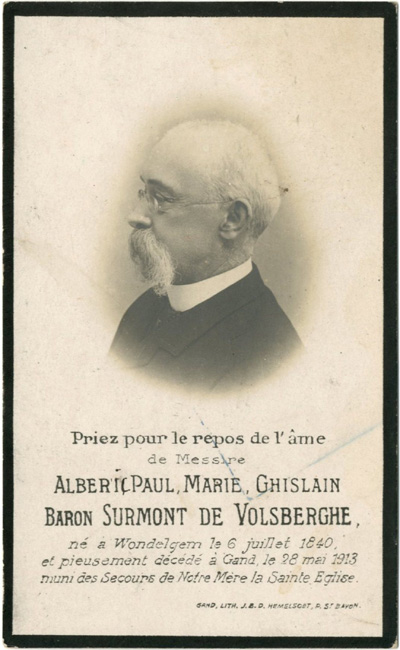 Alberic Paul Marie Ghislain Surmont de Volsberghe
