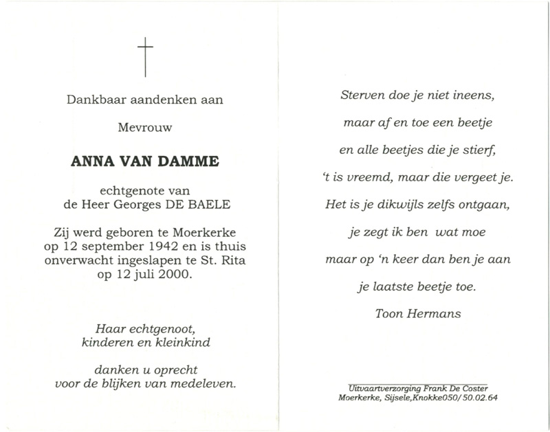 Anna Van Damme