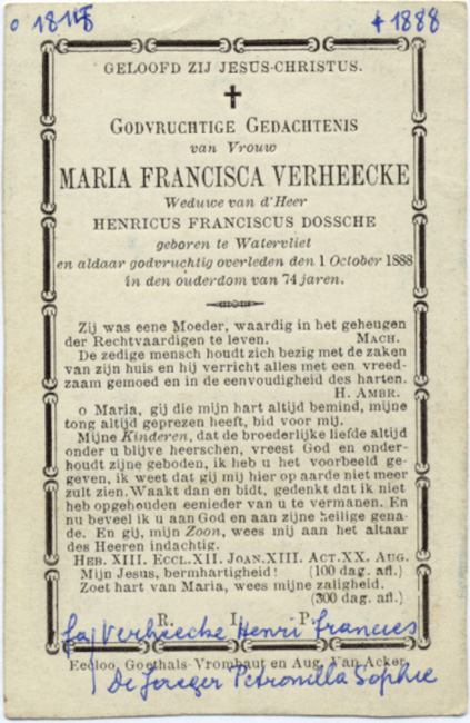 Maria Francisca Verheecke