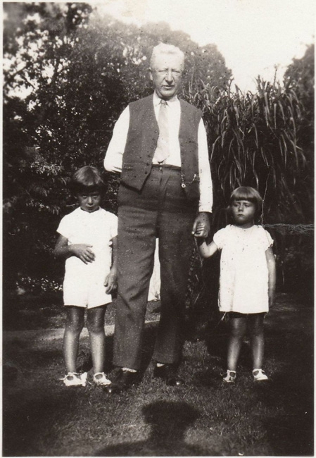 Van Hulse met twee kinderen