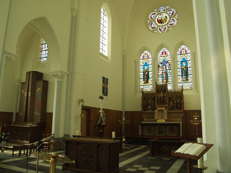 Inside St.-Margriete's church