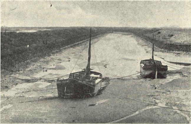 Het Isabellakanaal bij lage tij in 1933