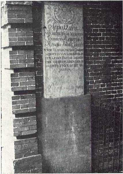 Grafsteen van Joannes Renerius