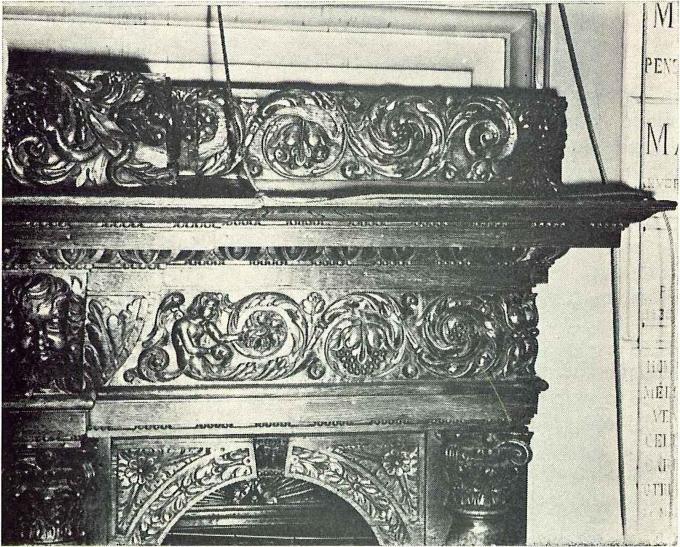 Fragment van de biechtstoel, deel bovenaan rechts