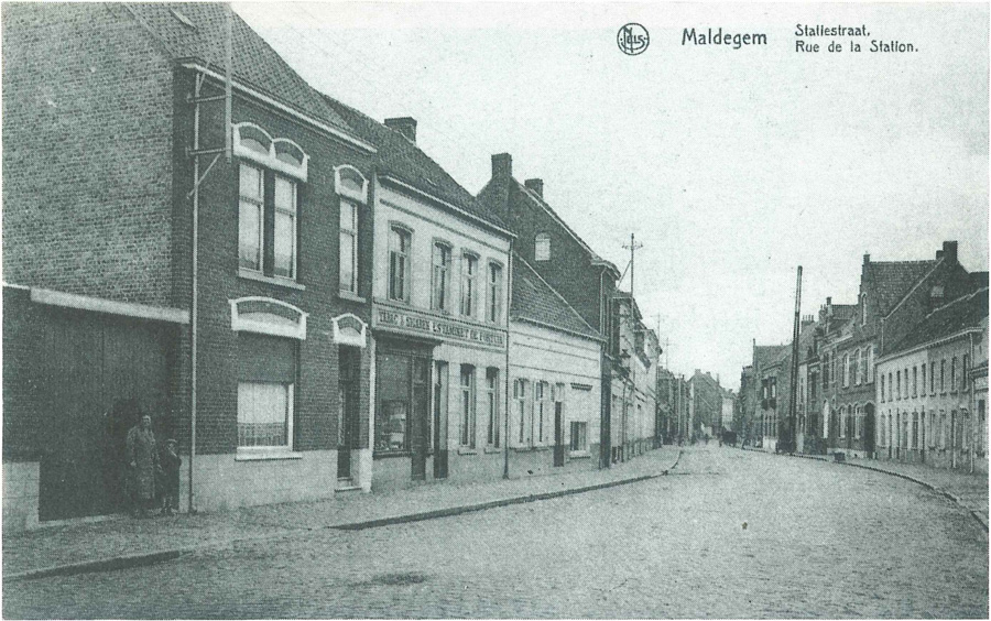 De Stationsstraat in 1927