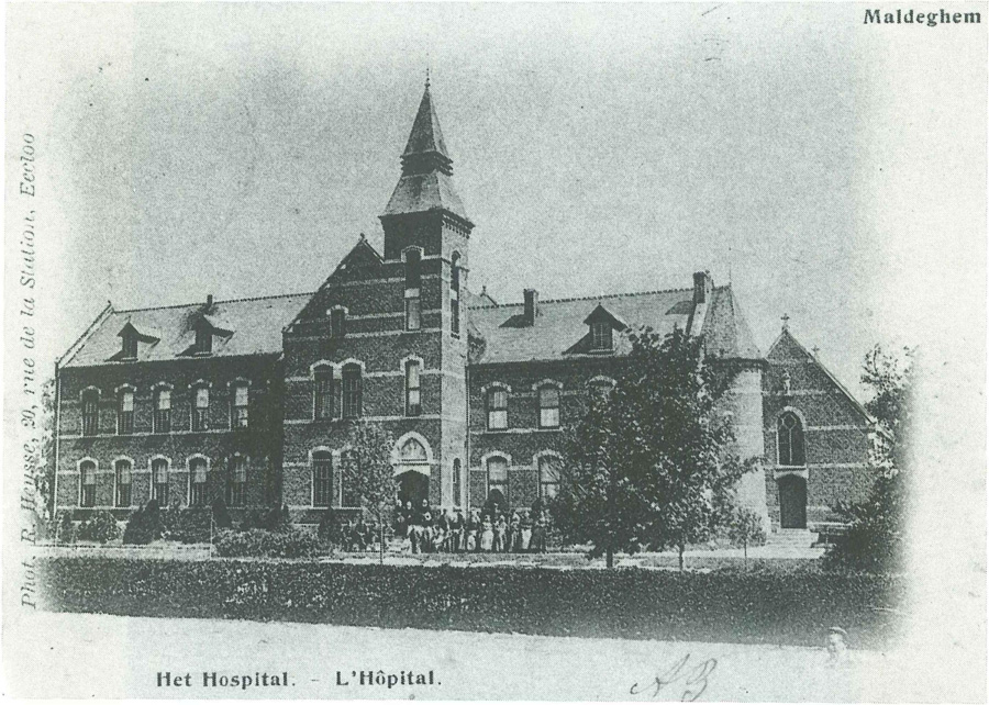 Het Hospitaaal van Maldegem in 1903