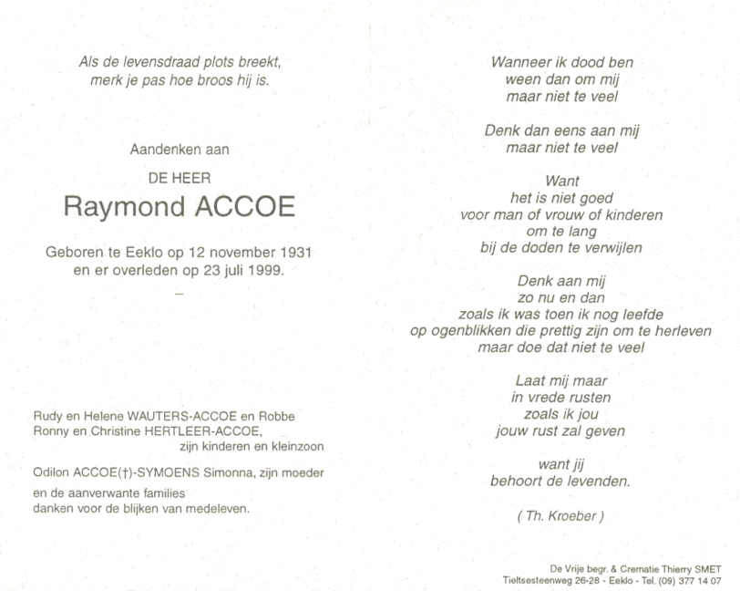 Raymond Accoe