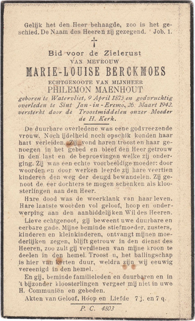 Marie-Louise Berckmoes
