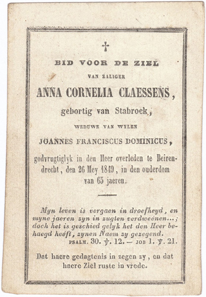 Anna Cornelia Claessens