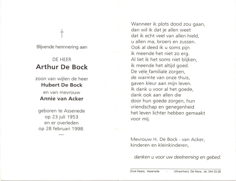 Arthur De Bock
