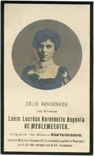 Laura Lucrce Antoinette Augusta De Meulemeester