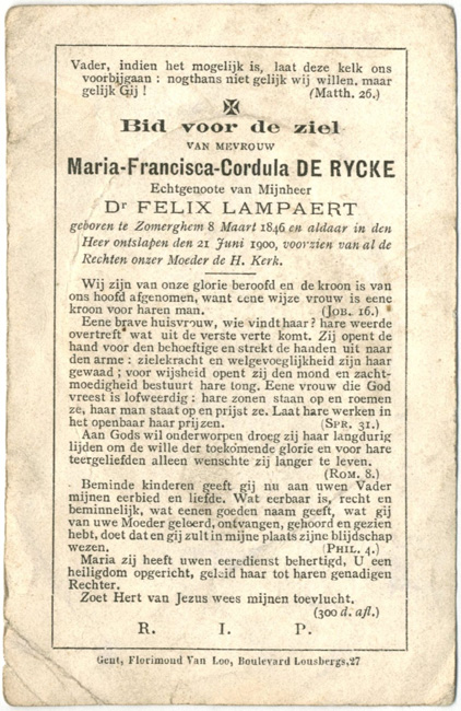 Maria Francisca Cordula De Rycke
