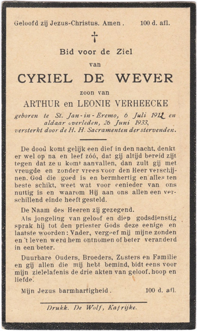 Cyriel De Wever