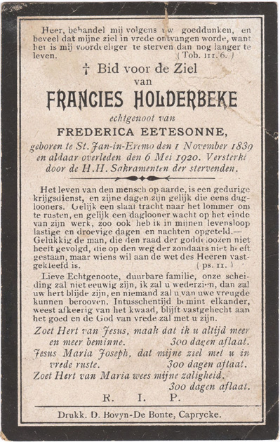 Francies Holderbeke