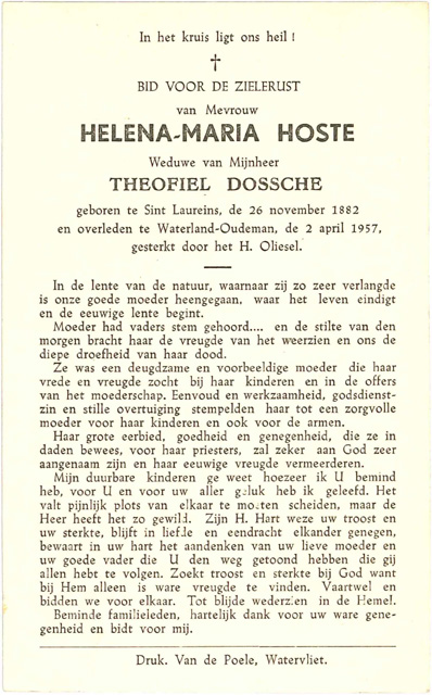 Helena Maria Hoste
