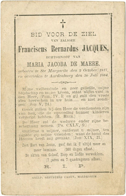 Franciscus Bernardus Jacques
