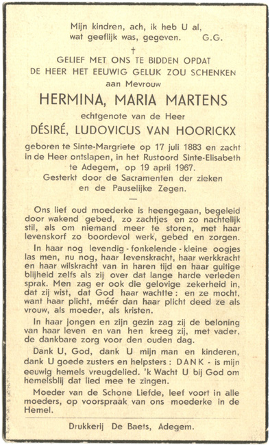 Hermina, Maria Martens