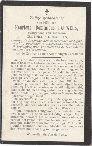 Henricus Dominicus Pauwels