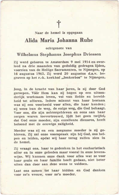 Alida Maria Johanna Ruhe