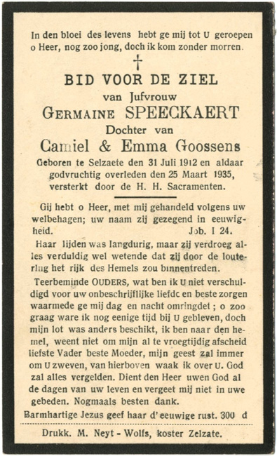 Germaine Speeckaert