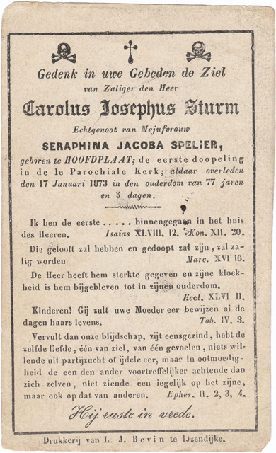 Carolus Josephus Sturm