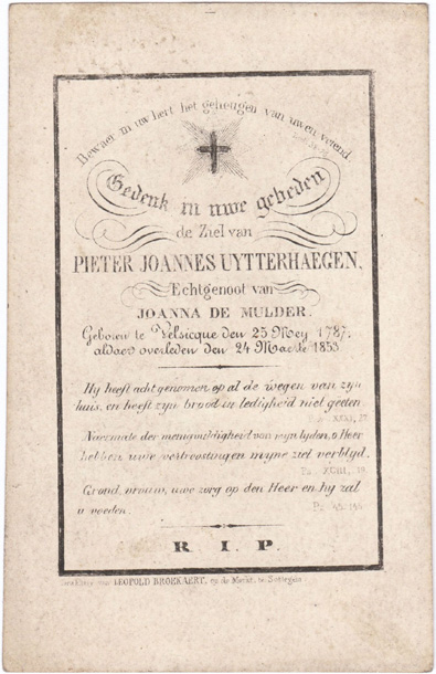 Pieter Joannes Uytterhaegen
