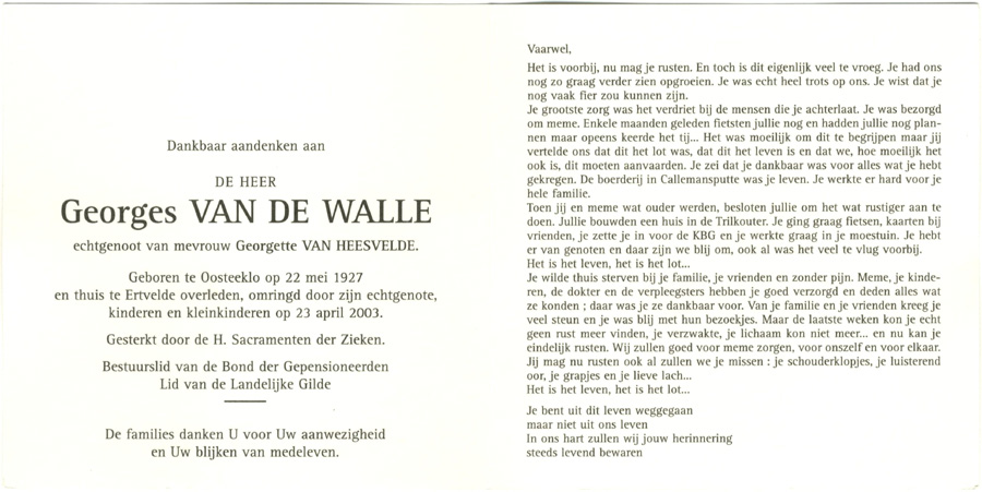 Georges Van De Walle