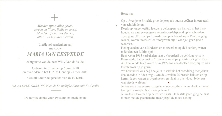 Maria Van Eesvelde
