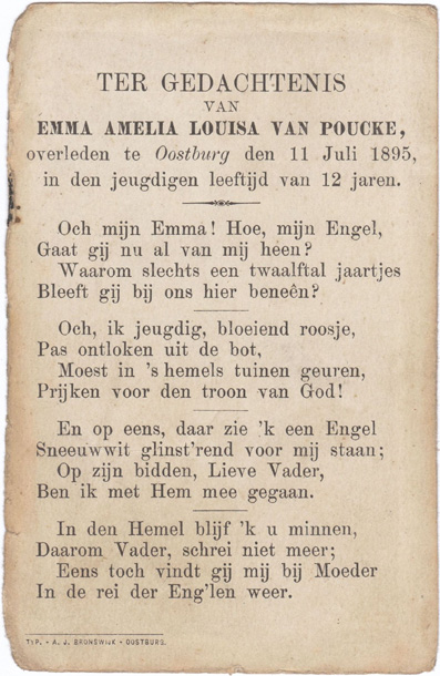 Emma Amelia Louisa Van Poucke