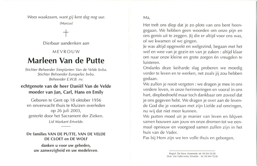Marleen Van de Putte