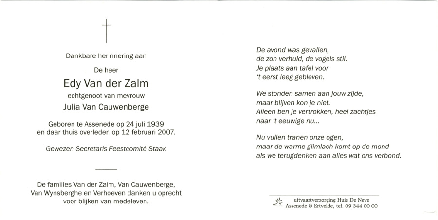 Edy Van der Zalm