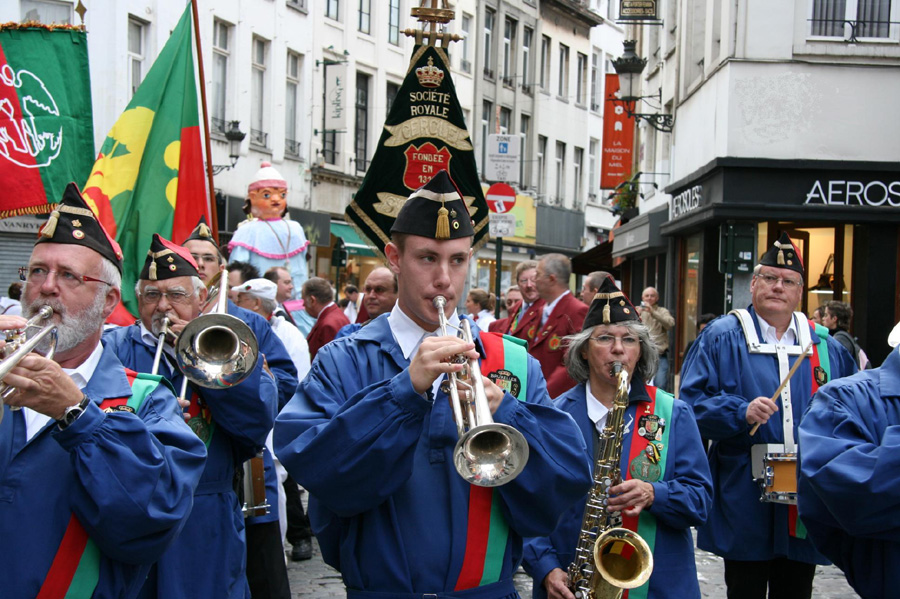 La Fanfare à La grande Journée Manneken Pis