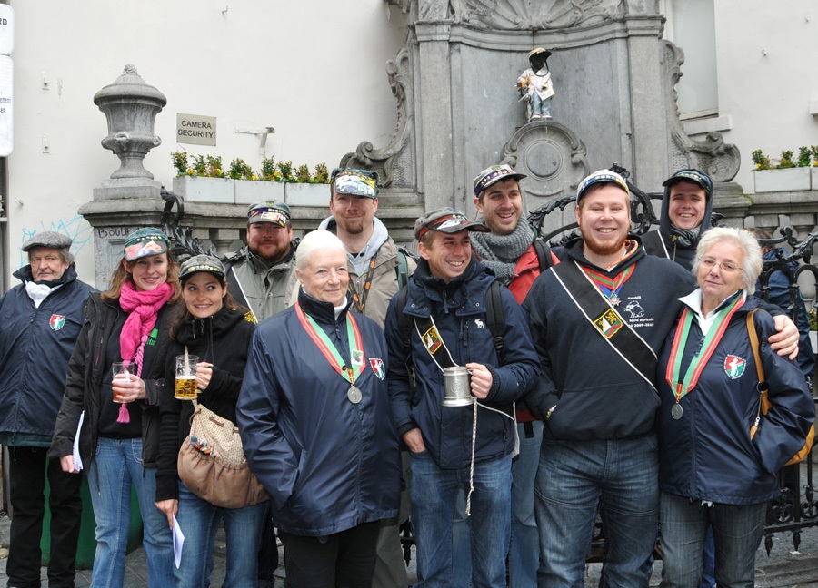 Manneken Pis à la fête de la St Verhaegen