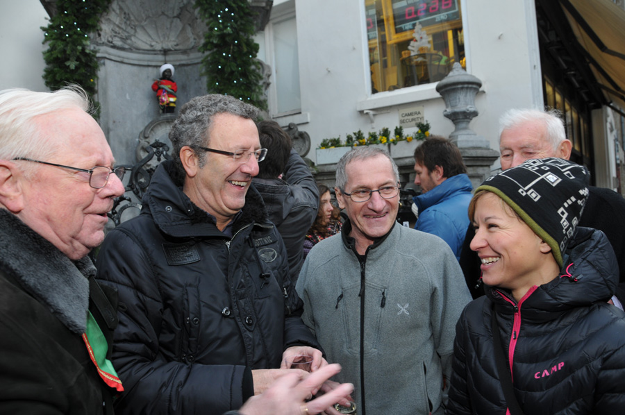 Manneken Pis et le Club Alpin Belge