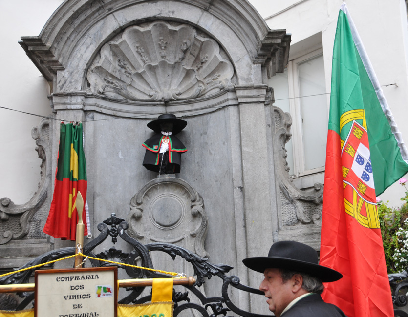 Manneken Pis viticulteur Portugais