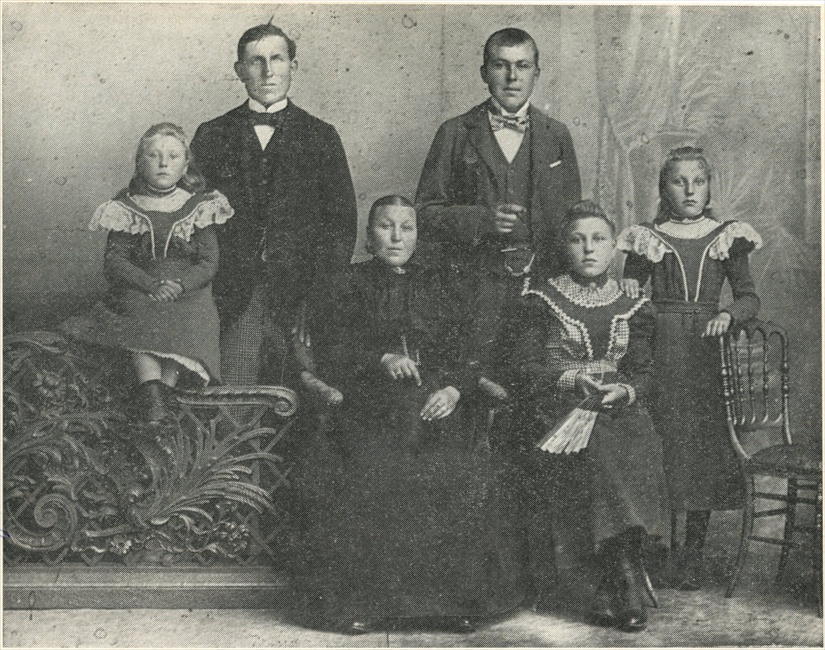Familie Petrus Bauwens-De Keyzer in 1898