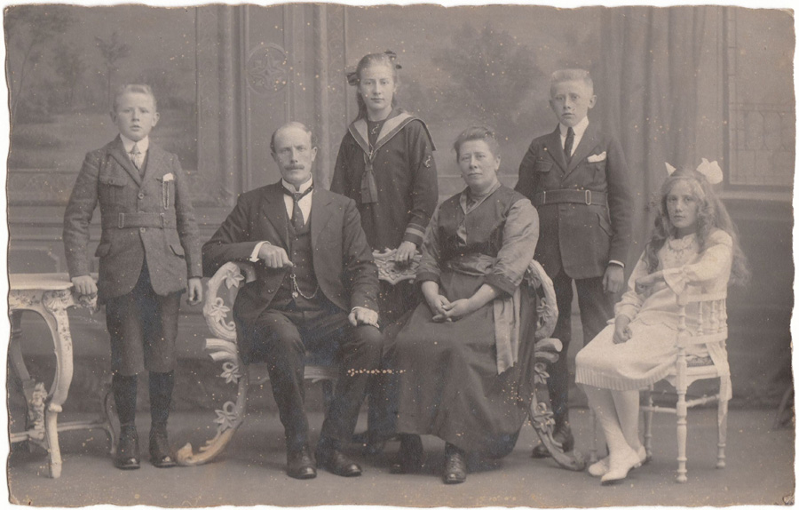 Emiel Noë, Irma De Bock and children