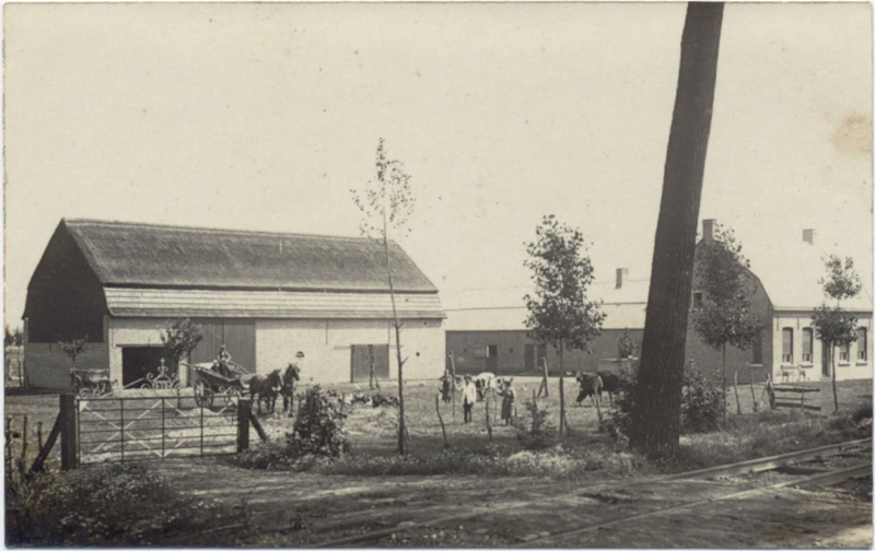 Boerderij van Emile Dossche en Odile Braet op de Oudemansdijk in Watervliet