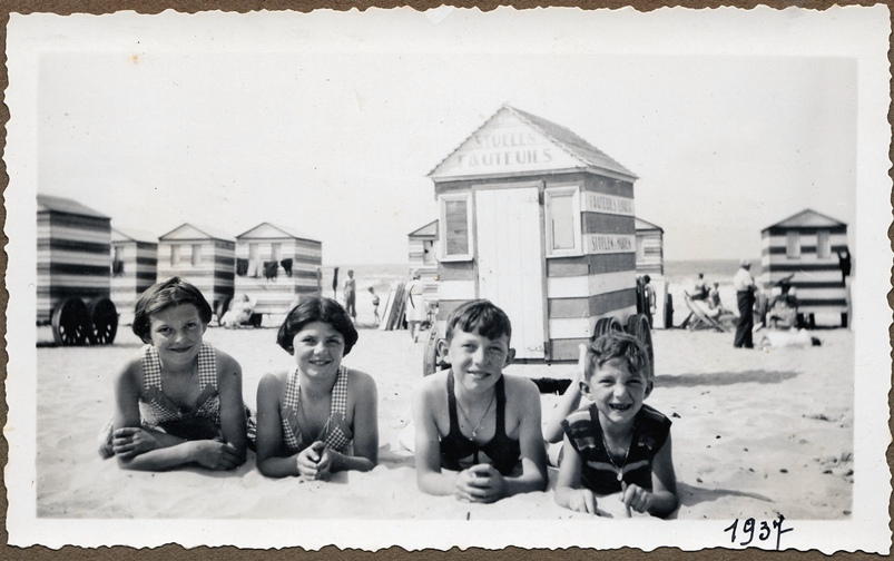 Op het strand